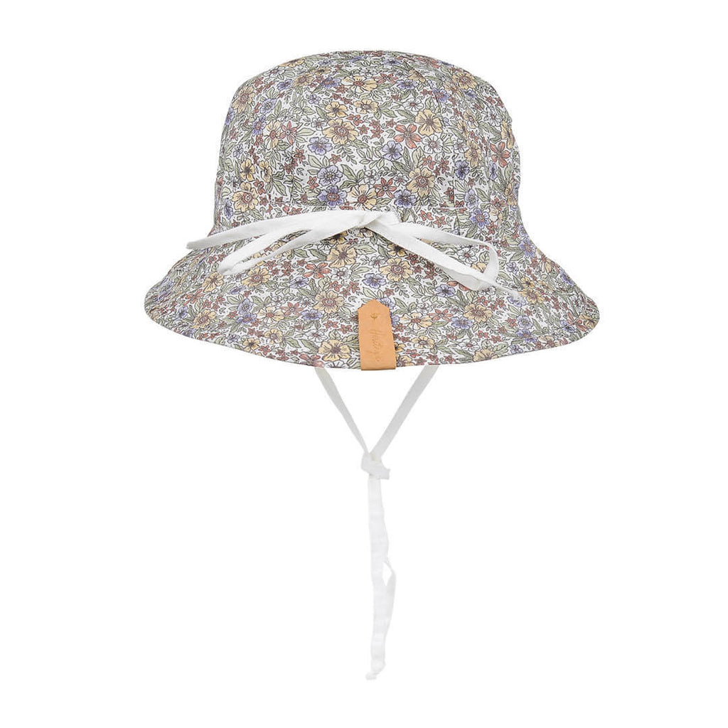 Girls Reversible Bedhead Hats Sun Hat (Winnie / Blanc)