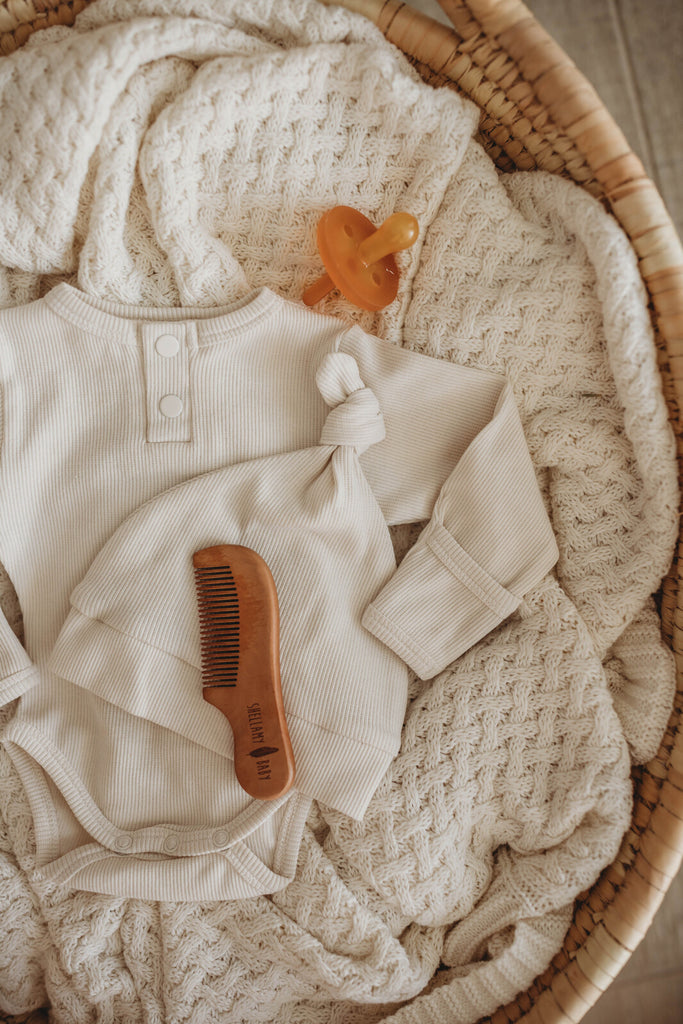 Halo Organic Long Sleeve Bodysuit