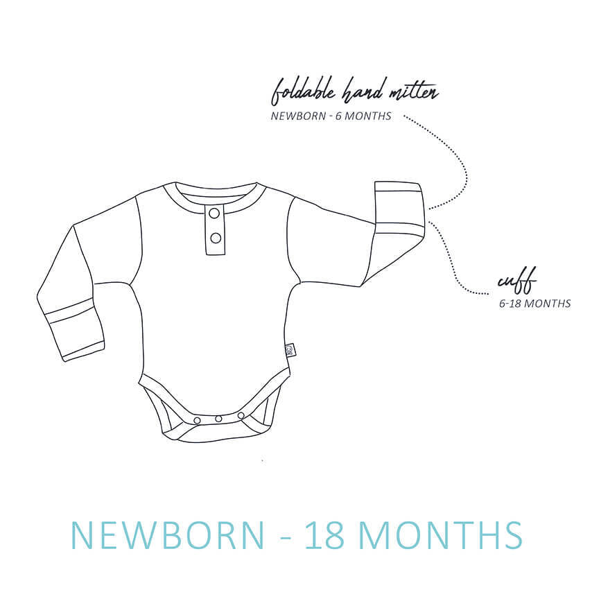 Biscuit Organic Long Sleeve Bodysuit