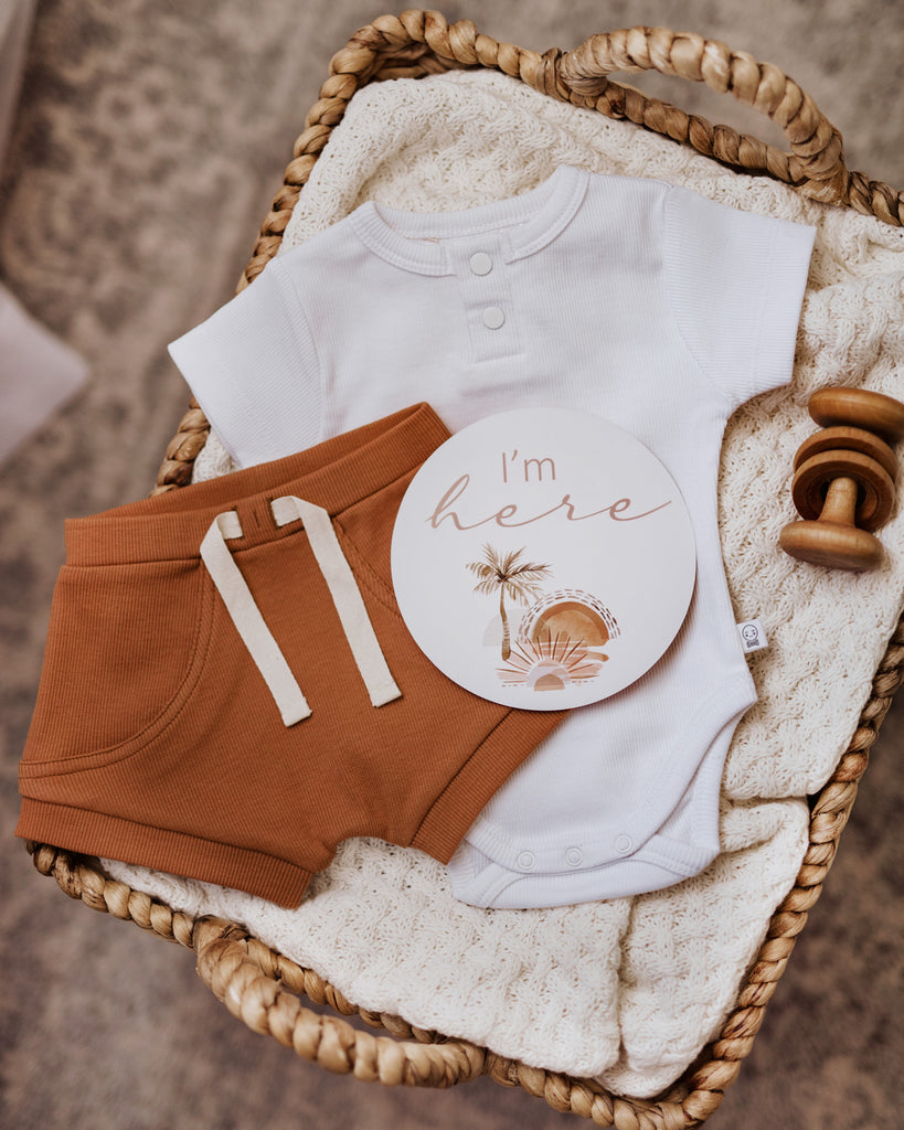 Milk Short Sleeve Organic Bodysuit