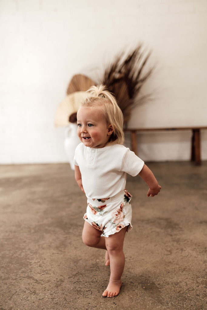 Milk Short Sleeve Organic Bodysuit