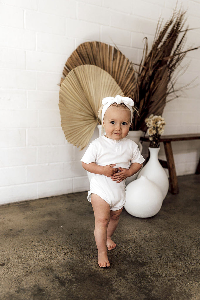 Milk Short Sleeve Organic Bodysuit