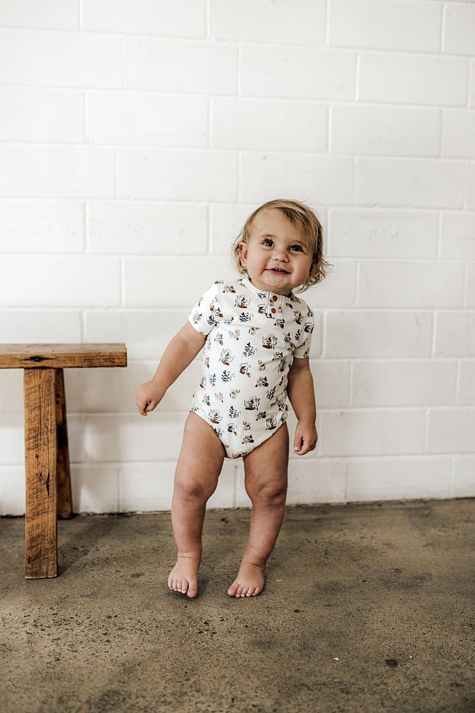 Arizona Short Sleeve Organic Bodysuit