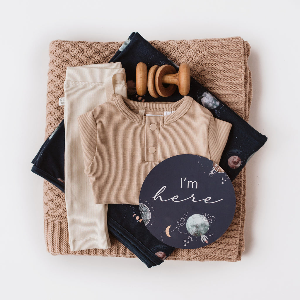 Pebble Organic Long Sleeve Bodysuit