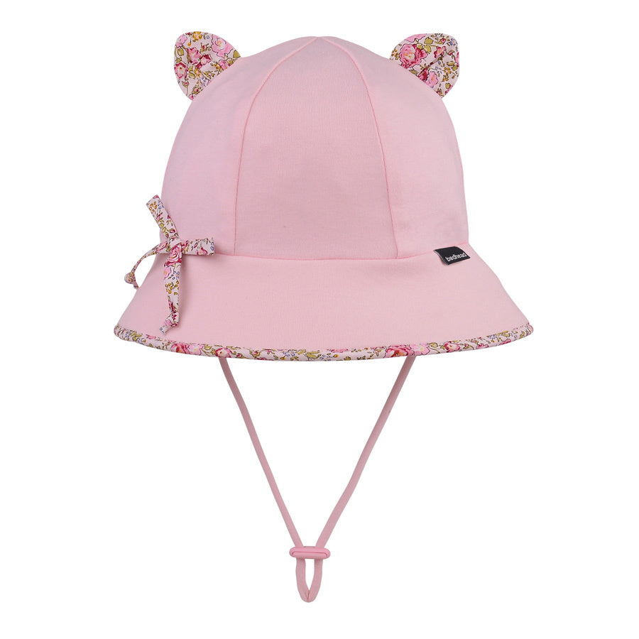 Toddler Bedhead Hats Bucket Hat - Blush (Paisley Trimmed)