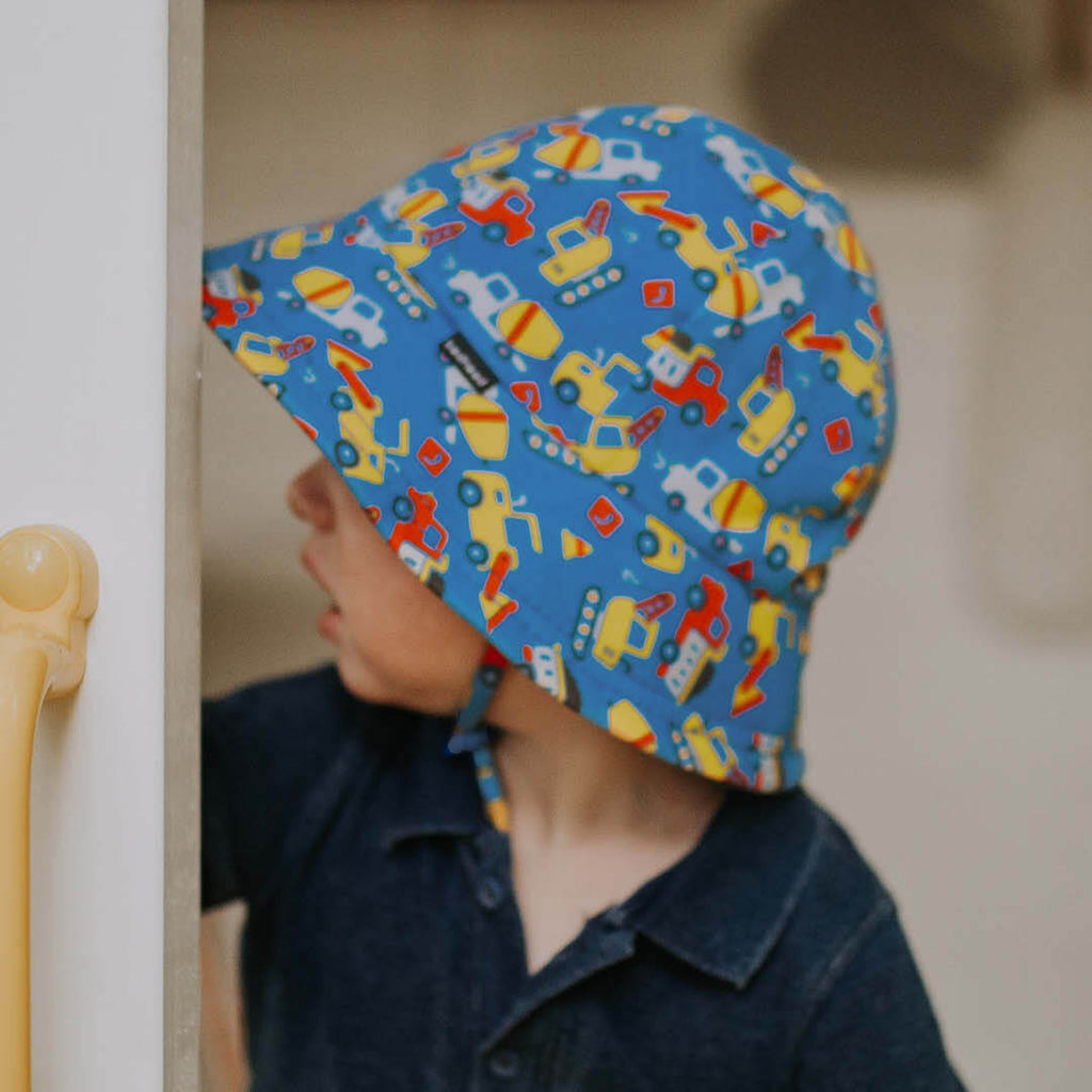 Toddler Bedhead Hats Bucket Hat - Construction Print