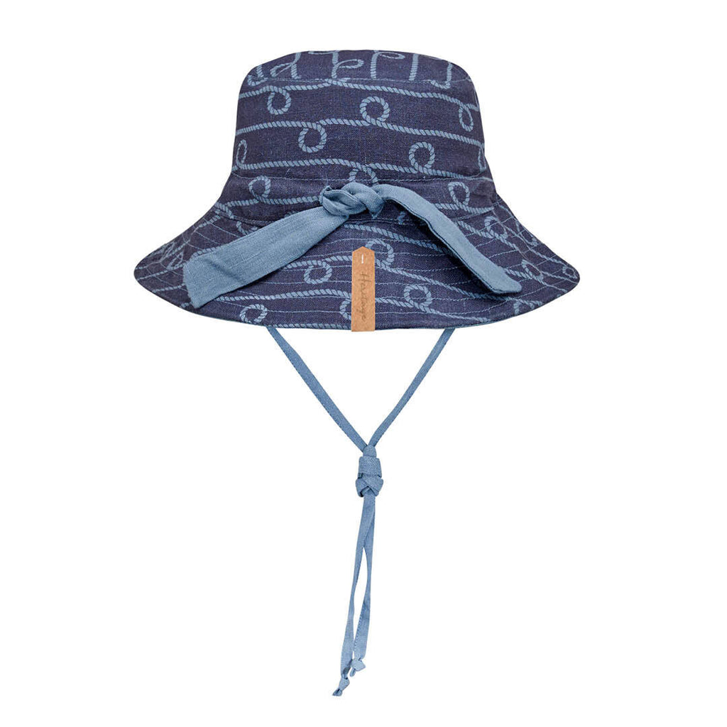 Kids 'Explorer' Reversible Bedhead Hats Sun Hat (Crew / Steele)