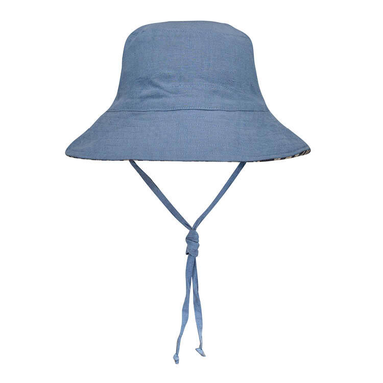 Kids 'Explorer' Reversible Bedhead Hats Sun Hat (Crew / Steele)