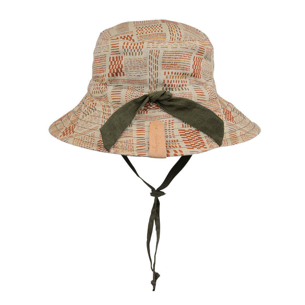Kids Reversible Bedhead Hats Sun Hat (Otis / Olive)
