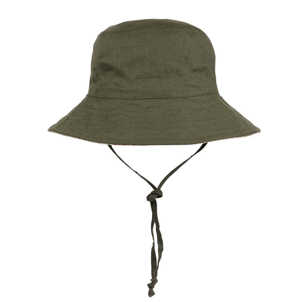 Kids Reversible Bedhead Hats Sun Hat (Otis / Olive)