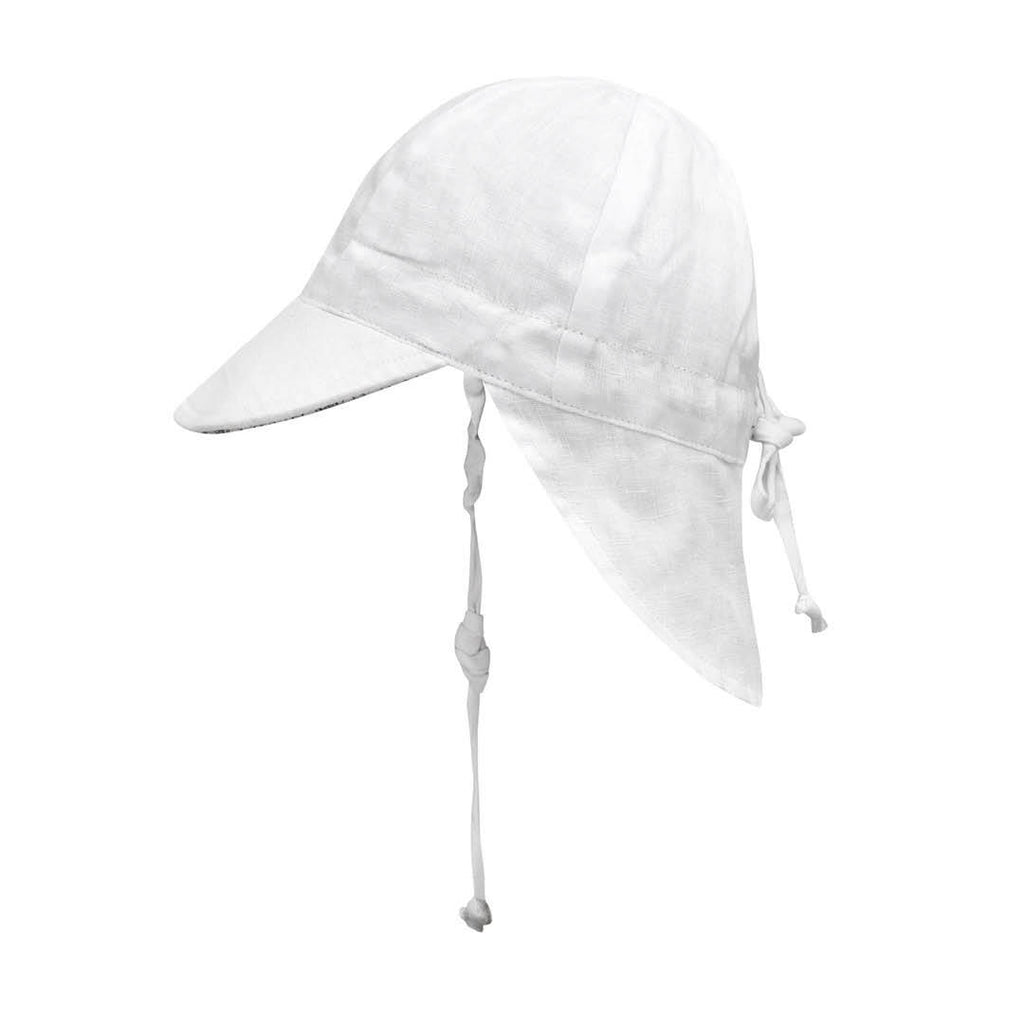 Reversible Bedhead Hats 'Lounger' Baby Flap Sun Hat (Prairie / Blanc)