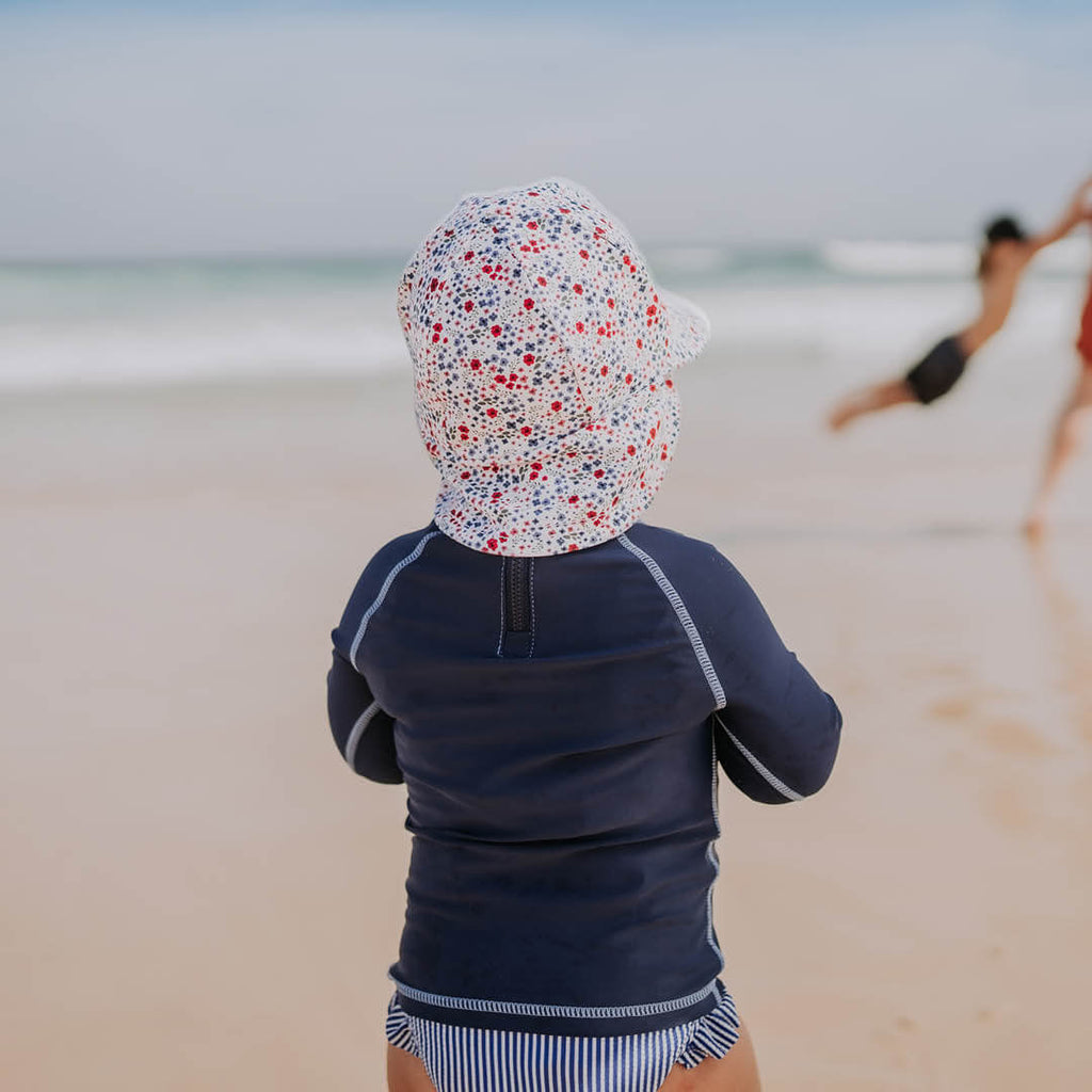 Beach Legionnaire Bedheads Hat Beach Posie Print (Swim)