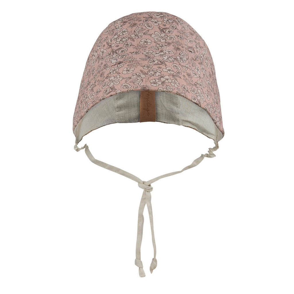 Reversible Bedhead Hats Sun Bonnet - Florence/Flax