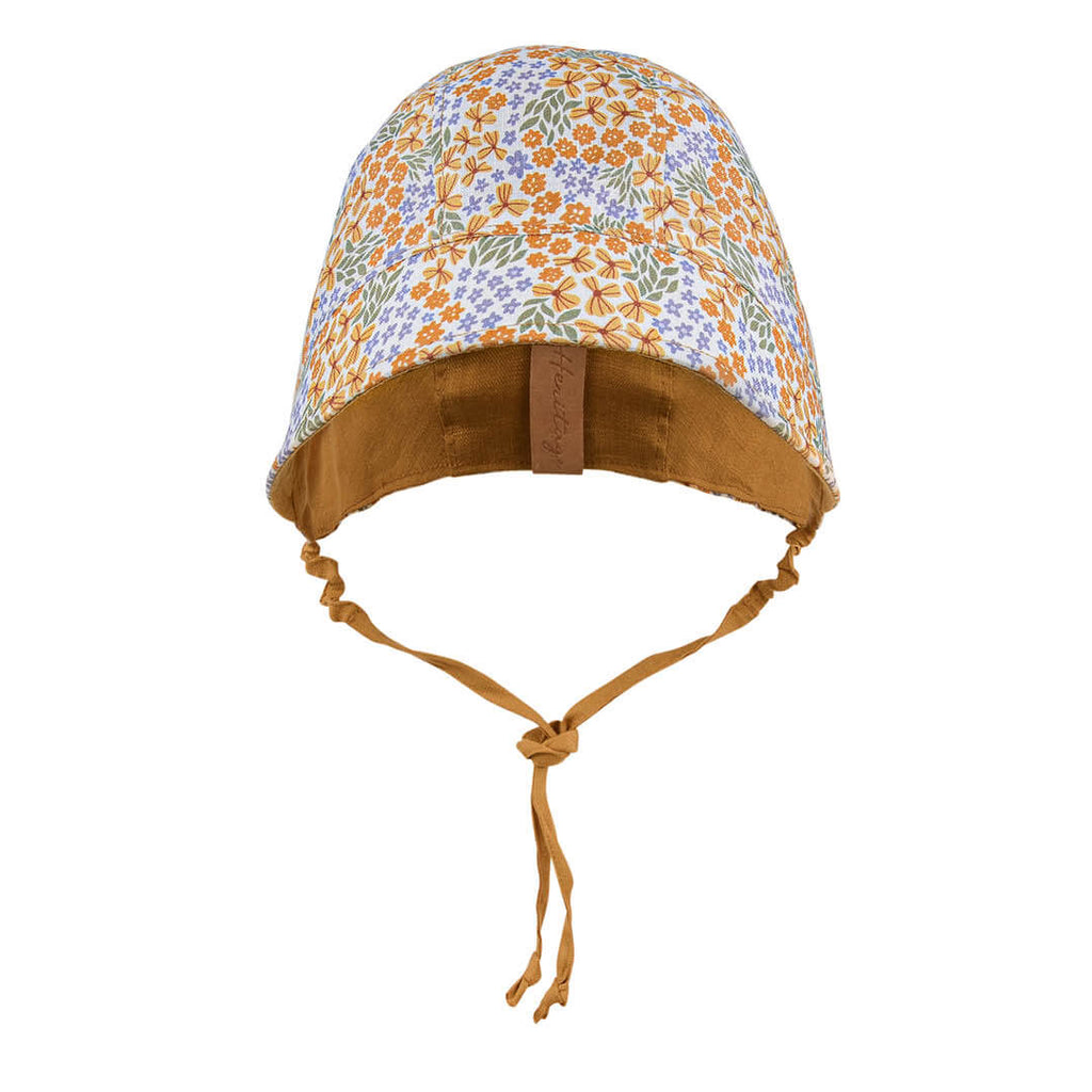 Reversible Bedhead Hats Sun Bonnet - Mabel/Maize