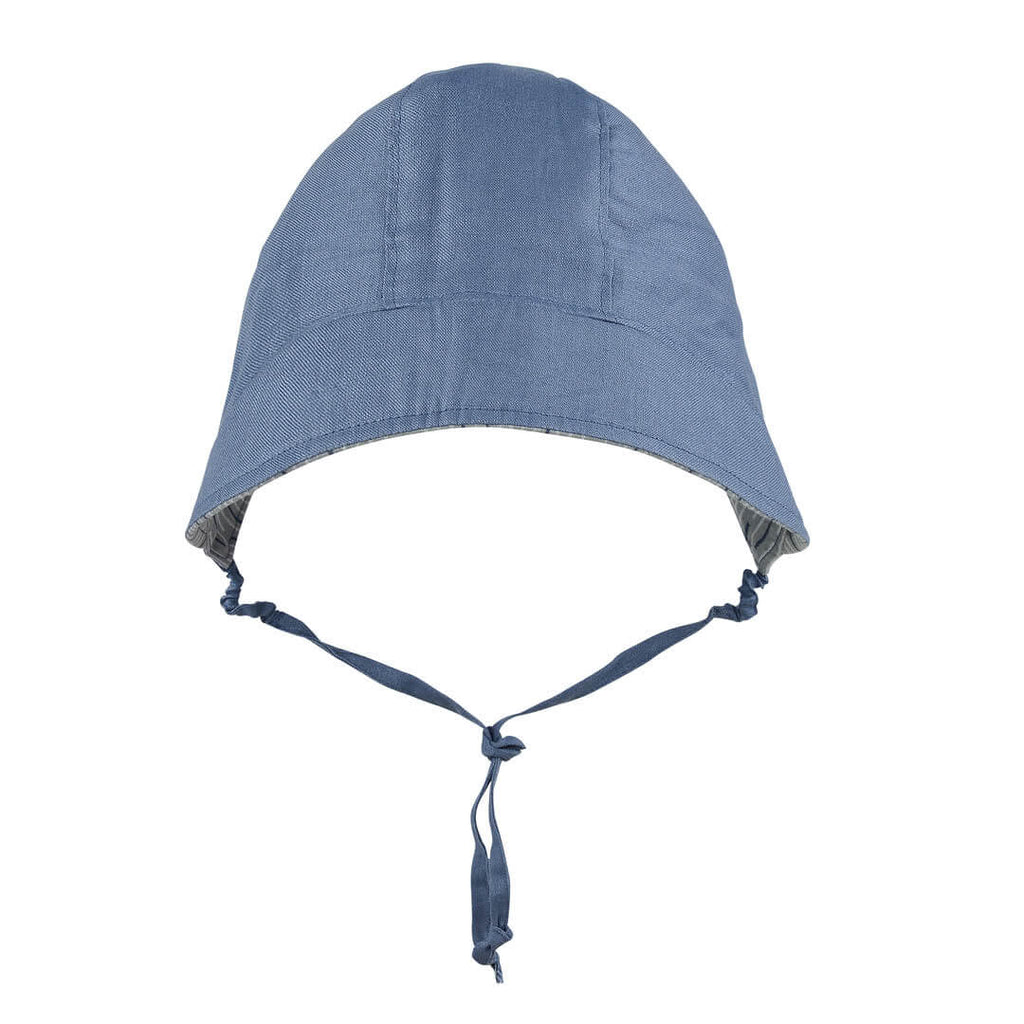 Reversible Bedhead Hats Sun Bonnet - Sprig/Steele