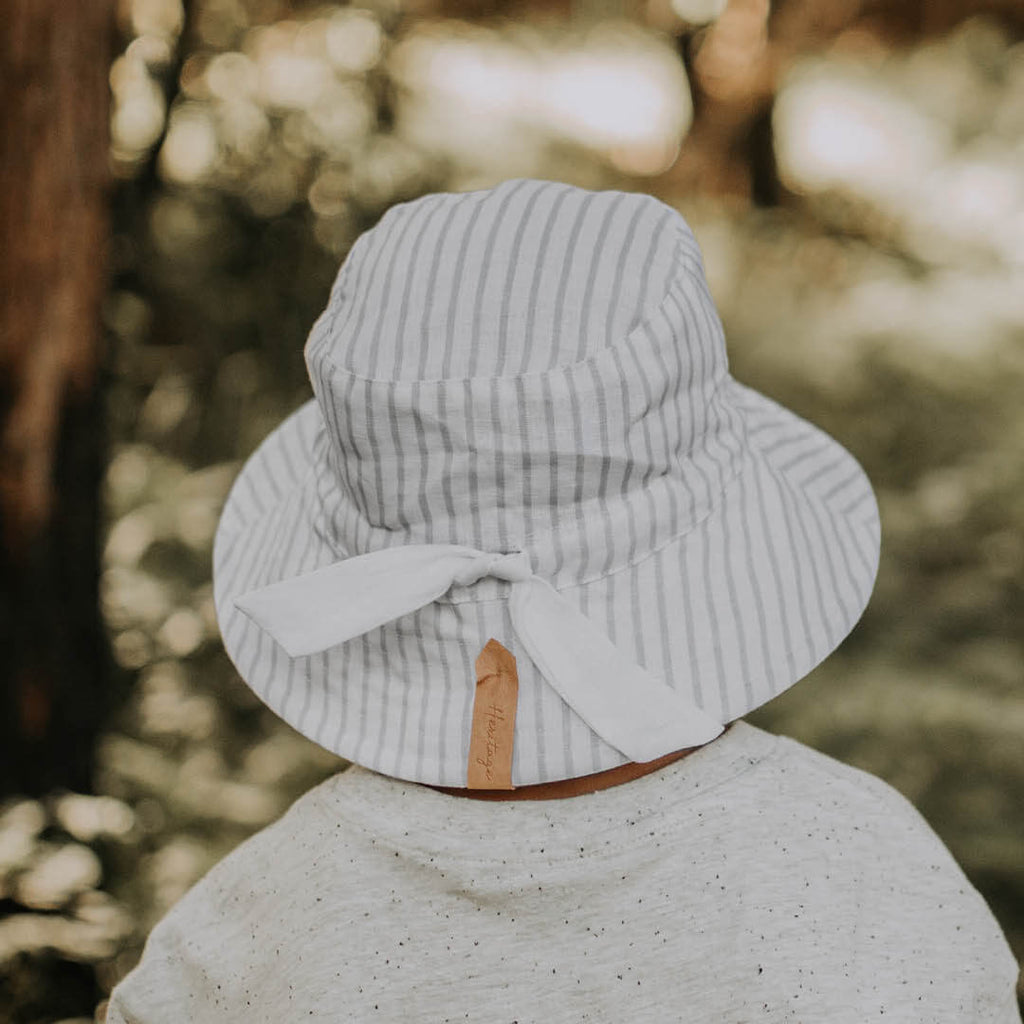 Kids Reversible Bedhead Hats Sun Hat (Finley/Blanc)