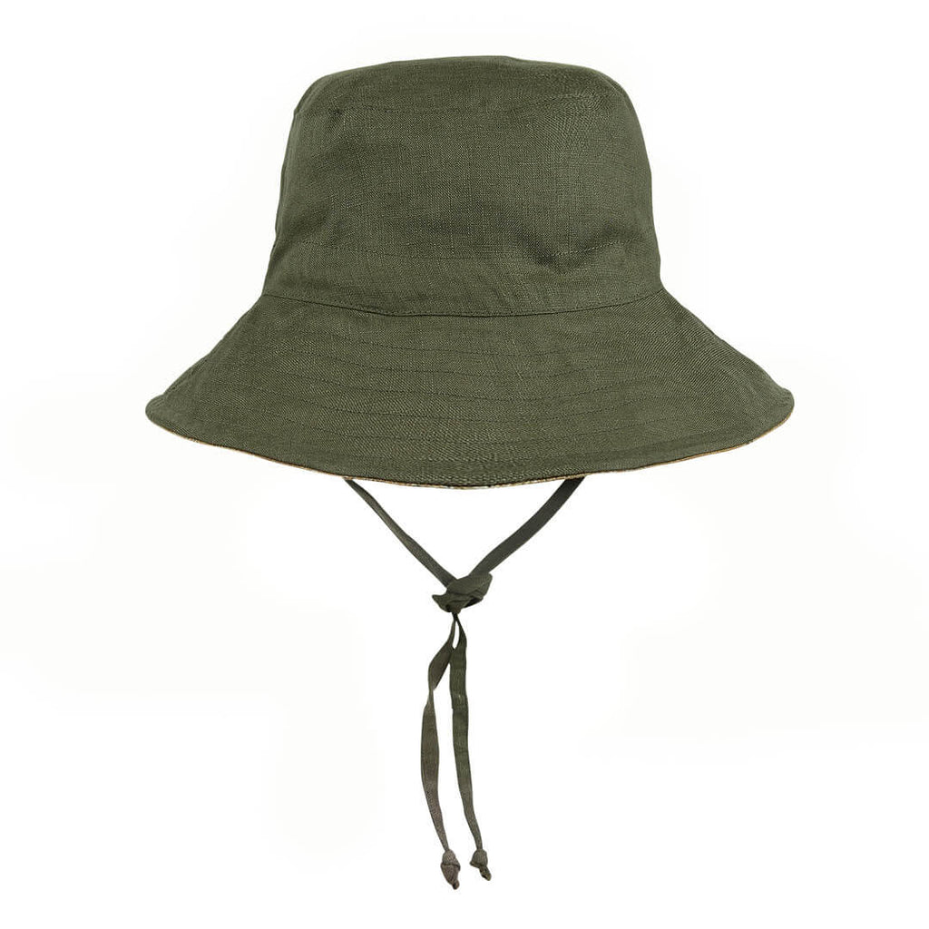 Kids Reversible Bedhead Hats Sun Hat (Oakley/Olive)