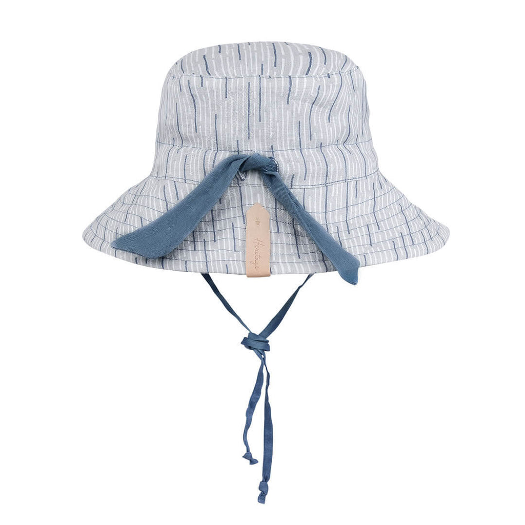 Kids Reversible Bedhead Hats Sun Hat (Sprig/Steele)
