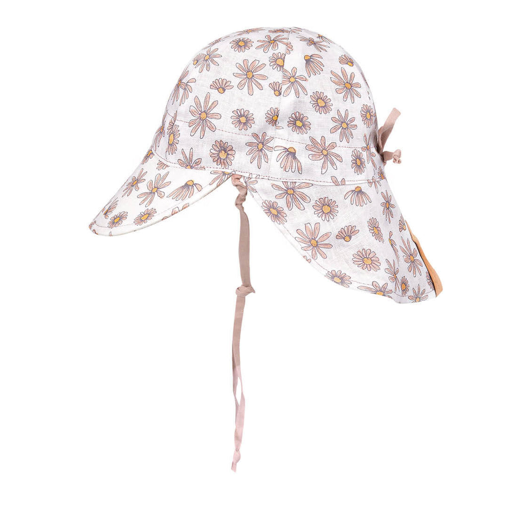 Reversible Bedhead Hats 'Lounger' Baby Flap Sun Hat (Paige/Rosa)