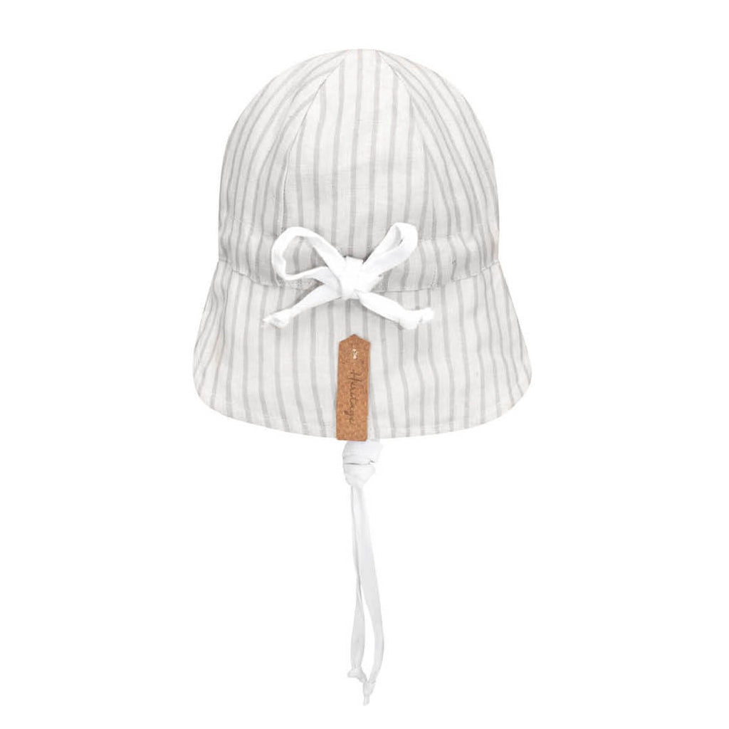 Reversible Bedhead Hats 'Lounger' Baby Flap Sun Hat (Finley/Blanc)