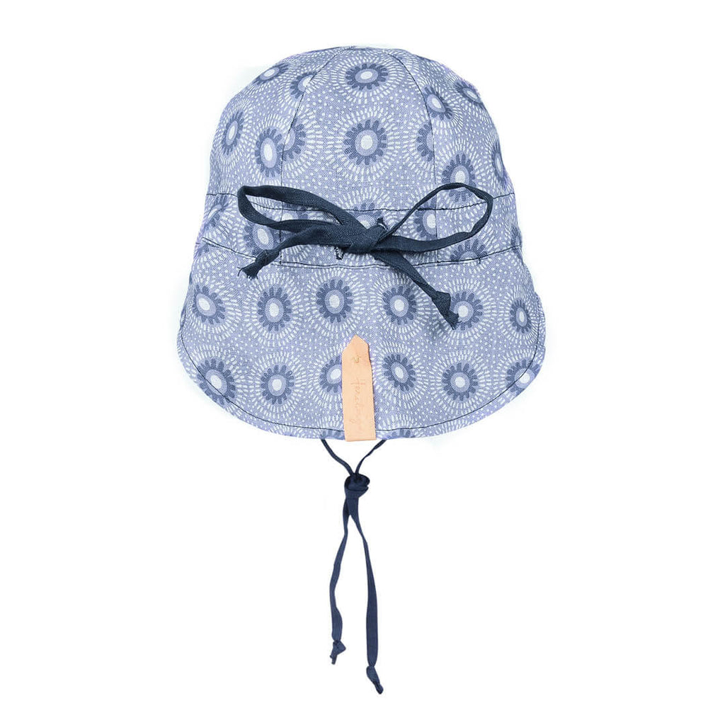 Reversible Bedhead Hats 'Lounger' Baby Flap Sun Hat (Norman/Indigo)