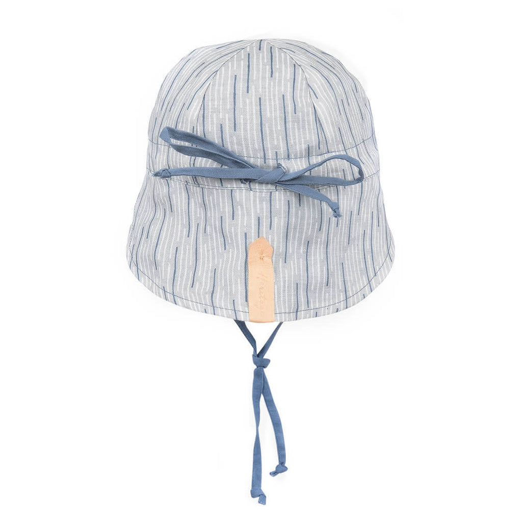 Reversible Bedhead Hats 'Lounger' Baby Flap Sun Hat (Sprig/Steele)