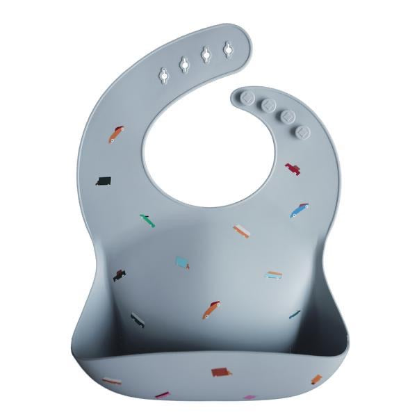 Mushie Silicone Bibs - Retro Cars