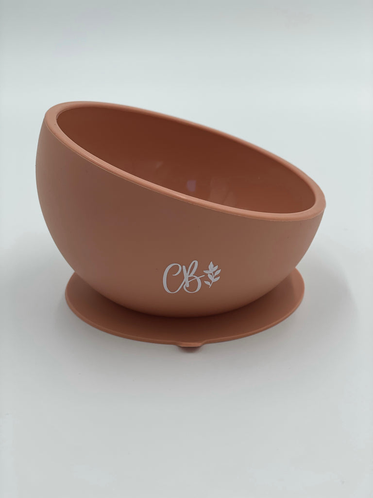 Silicone Suction Bowl - Peach