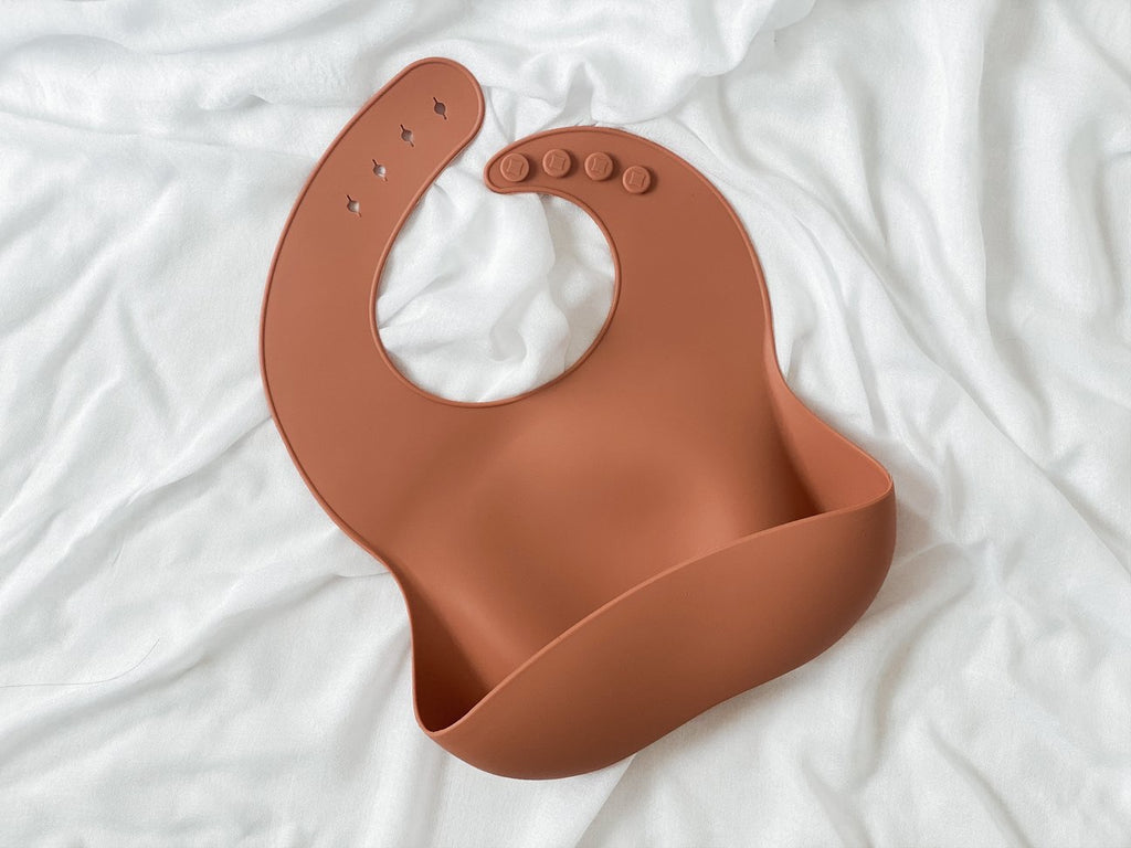Bare The Label - Silicone Bib (Rosette)