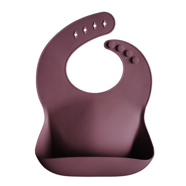 Mushie Silicone Bibs - Dusty Rose