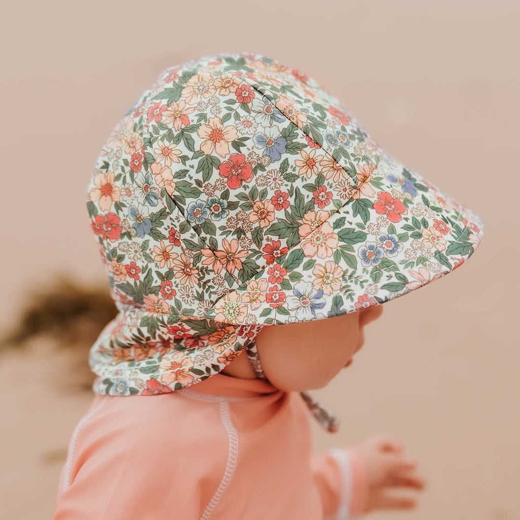 Beach Legionnaire Bedheads Hat Flower Print (Swim)