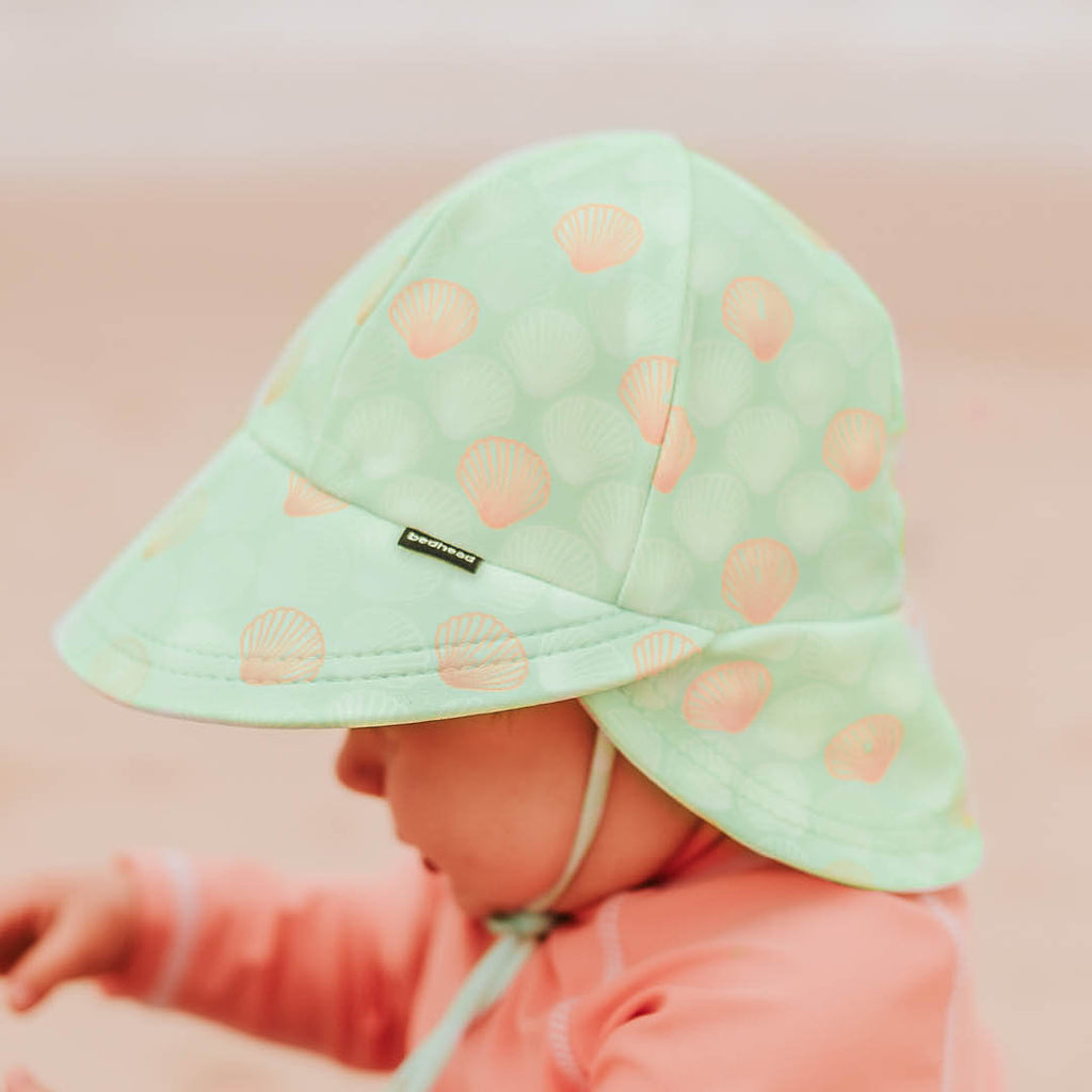 Beach Legionnaire Bedheads Hat Seashell Print (Swim)