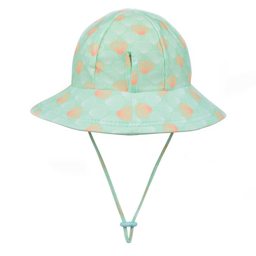 Ponytail Bedheads Hat Beach Seashell Print (Swim)