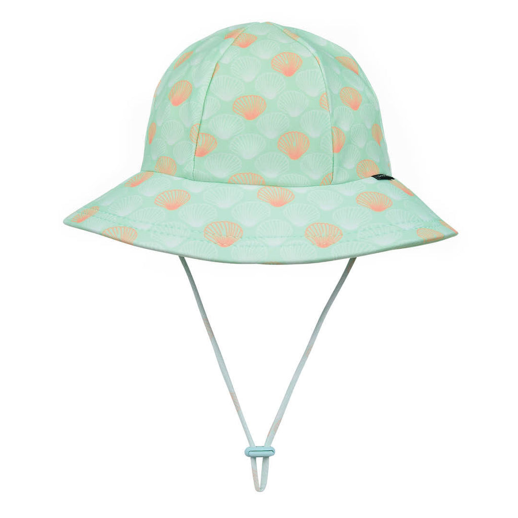 Ponytail Bedheads Hat Beach Seashell Print (Swim)